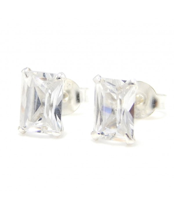 Pro Jewelry Sterling Rectangle Earrings