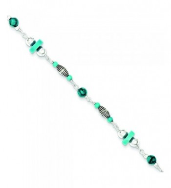 Sterling Silver Turquoise Anklet Bracelet