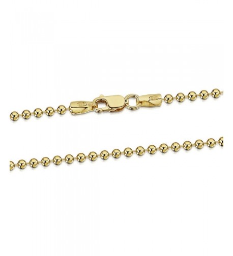 Plated Sterling Silver Necklace Length