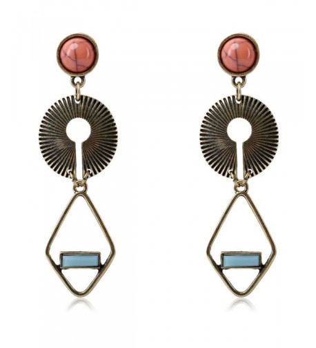 BEMI Elegant Bohemia Turquoise Earrings