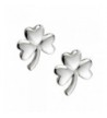 Hallmarked Sterling Silver Shamrock Earrings