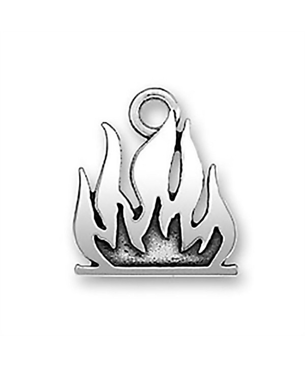 Corinna Maria Sterling Silver Flame Charm