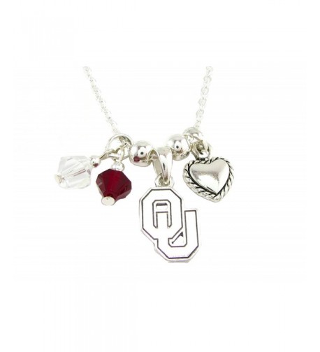 Oklahoma Sooners Austrian Crystal Necklace