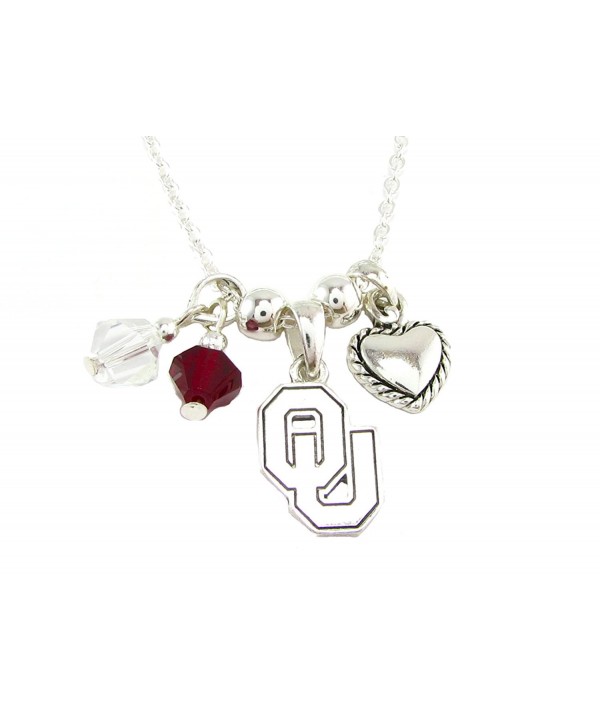 Oklahoma Sooners Austrian Crystal Necklace