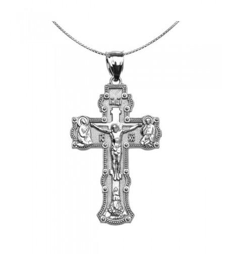 Elegant Russian Orthodox Necklace Sterling