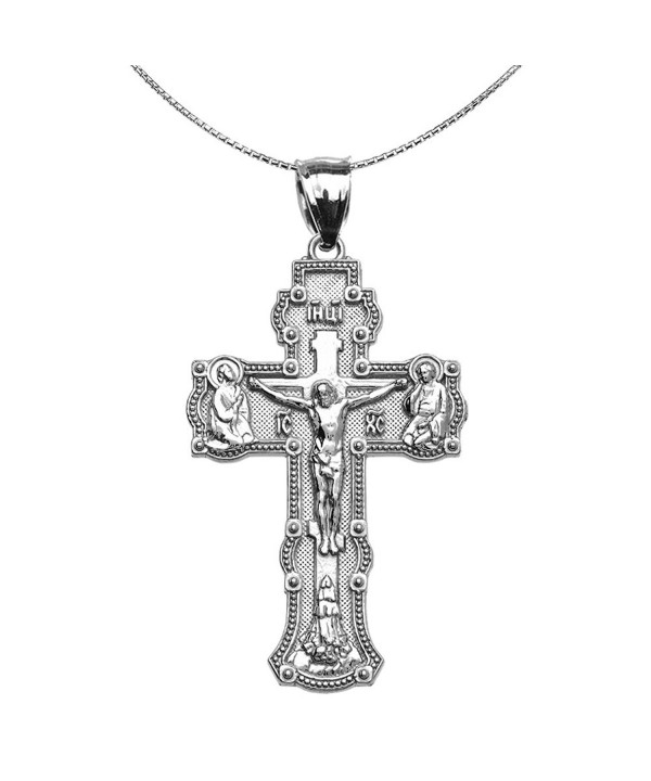 Elegant Russian Orthodox Necklace Sterling