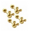 Thenice Plating Beads Screws Earrings