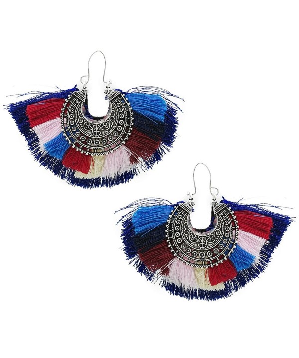 Vintage Bohemian Colorful Tassel Earrings Vintage Bohemian Colorful Tassel Earrings