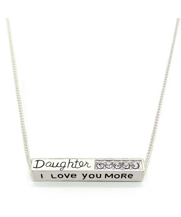 Love More Daughter Pendant Necklace