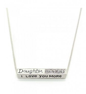 Love More Daughter Pendant Necklace