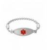 Divoti Engraved Bracelet Stainless Red 8 5