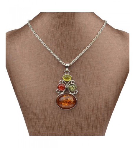 SUMAJU Pendant Necklace Artifical Colorful