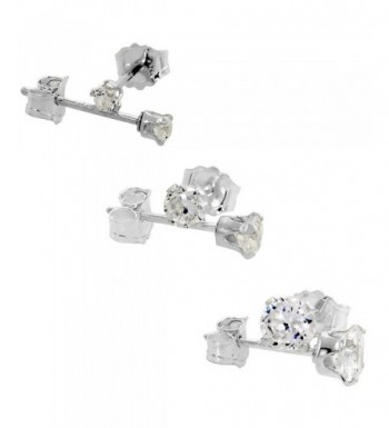 Sterling Silver Zirconia Earrings Cartilage