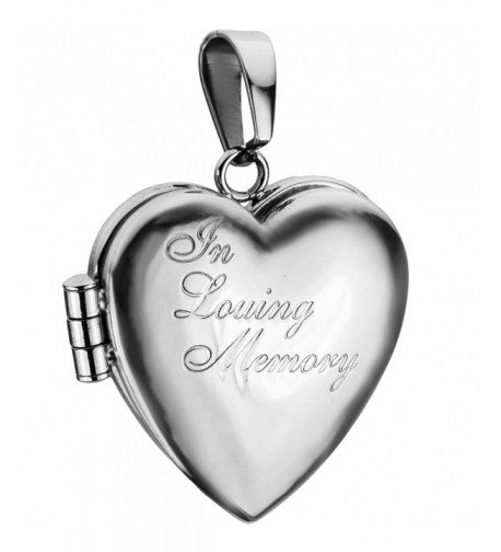 Engraved Loving Memory Stainless Polished