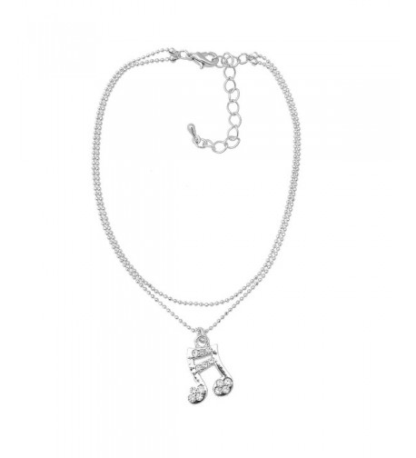 Spinningdaisy Double Layer Crystal Anklet