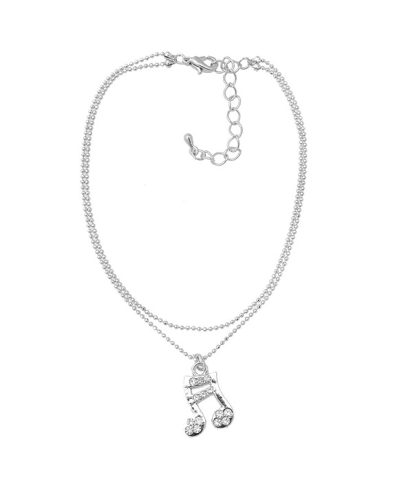 Spinningdaisy Double Layer Crystal Anklet