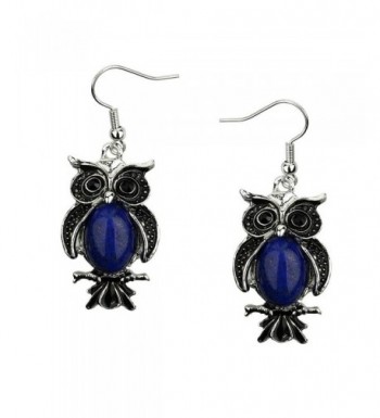 Liavys Owl Fashionable Earrings Lazuli