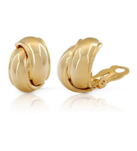 JanKuo Jewelry Shining Polished Earrings