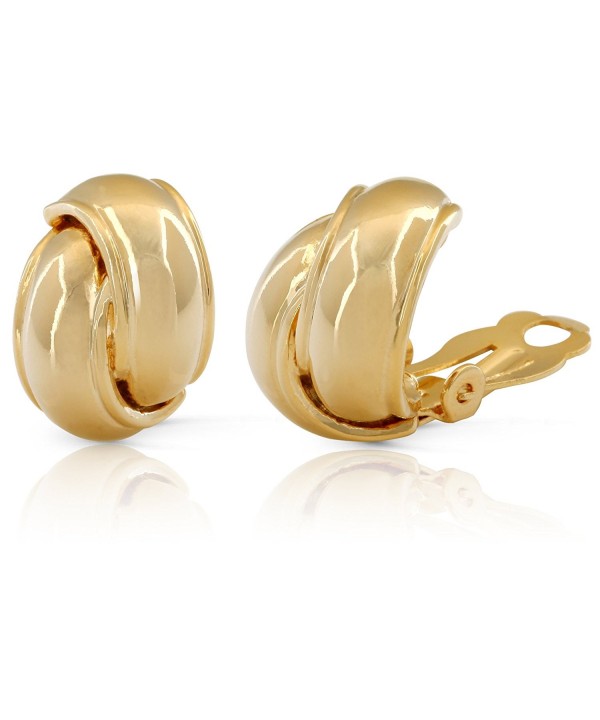 JanKuo Jewelry Shining Polished Earrings