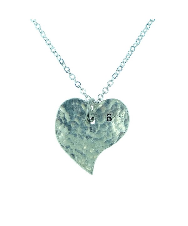 6th Year Anniversary Heart Necklace