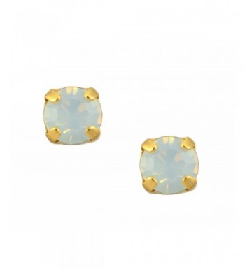 Mariana Yellow Plated Crystal Earrings