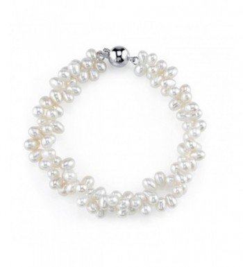 Shaped Freshwater Cultured Pearl Bracelet