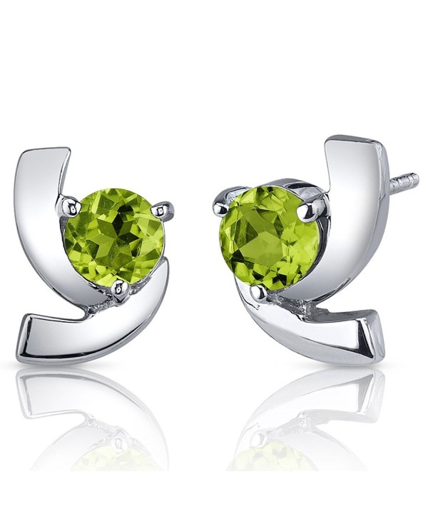 Illuminating Peridot Earrings Sterling Rhodium Illuminating Peridot Earrings Sterling Rhodium