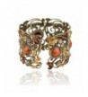 SUMAJU Hollow Bracelet Rainbow Rhinestone