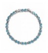 Crystal Tennis Bracelet Women Silver