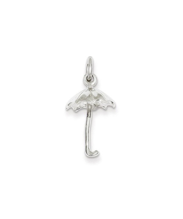 Sterling Silver Umbrella Charm 12mm