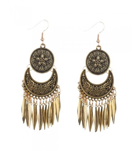 Yazilind Bohemian Vintage Craving Earrings