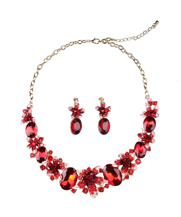 Hamer Handmade Crystal Statement Necklace