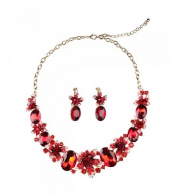 Hamer Handmade Crystal Statement Necklace