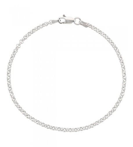 Sterling Silver Italian Necklace Nickel