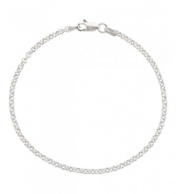 Sterling Silver Italian Necklace Nickel