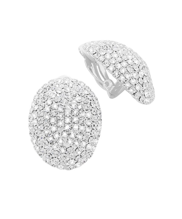 Rosemarie Collections Dazzling Rhinestone Earrings