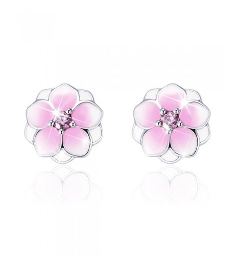 Sterling Magnolia Flowers Earring Valentine