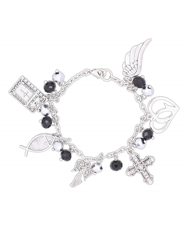 Roman Inspirational Religious Charm Bracelet