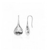 Sterling Silver Diamond Cut Polished Earrings