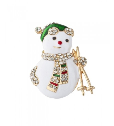 Lux Accessories Christmas Holiday Snowman