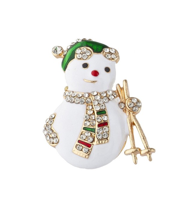 Lux Accessories Christmas Holiday Snowman