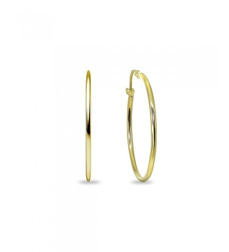 Yellow Lightweight Round Tube Classic Earrings