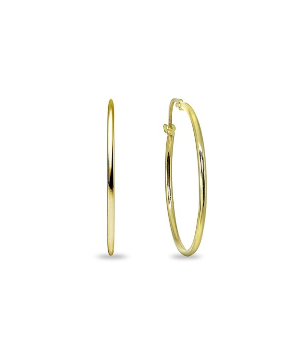 Yellow Lightweight Round Tube Classic Earrings