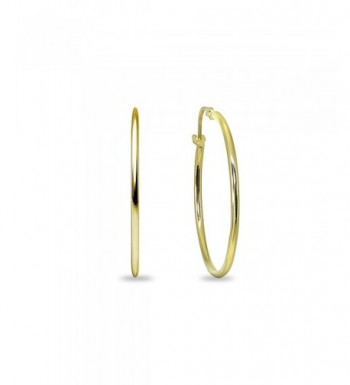 Yellow Lightweight Round Tube Classic Earrings