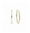 Yellow Lightweight Round Tube Classic Earrings
