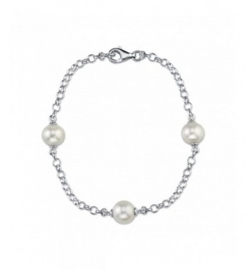 White Freshwater Cultured Pearl Bracelet