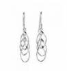 Sterling Silver Triple Dangle Earrings