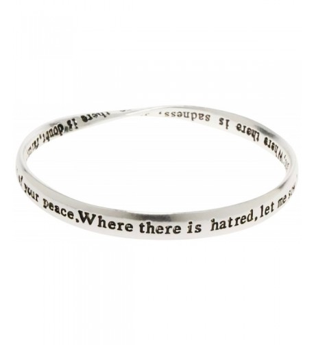 Bracelet Silver Francis Prayer Bangle