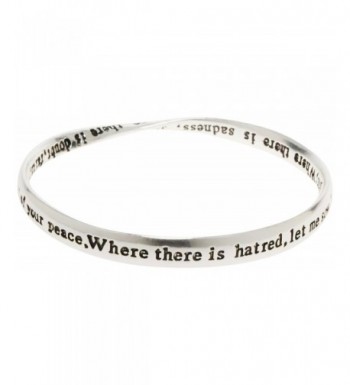 Bracelet Silver Francis Prayer Bangle