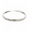 Bracelet Silver Francis Prayer Bangle